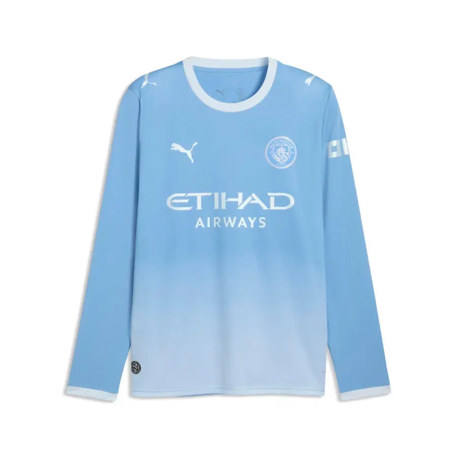 Maillot Domicile manches longues Manchester City 2026-2027 — Bleu