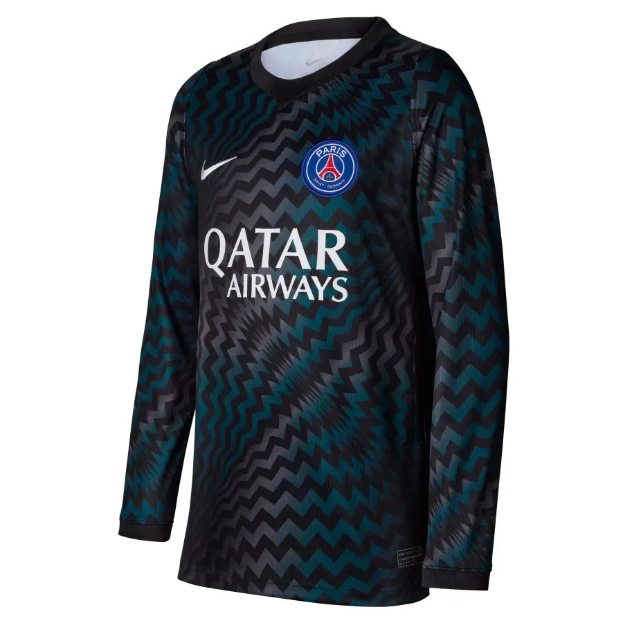 Maillot Gardien manches longues enfant Psg 2026-2027 — Noir