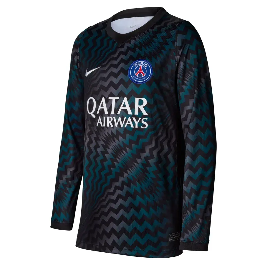 Maillot Gardien manches longues enfant Psg 2026-2027 — Noir
