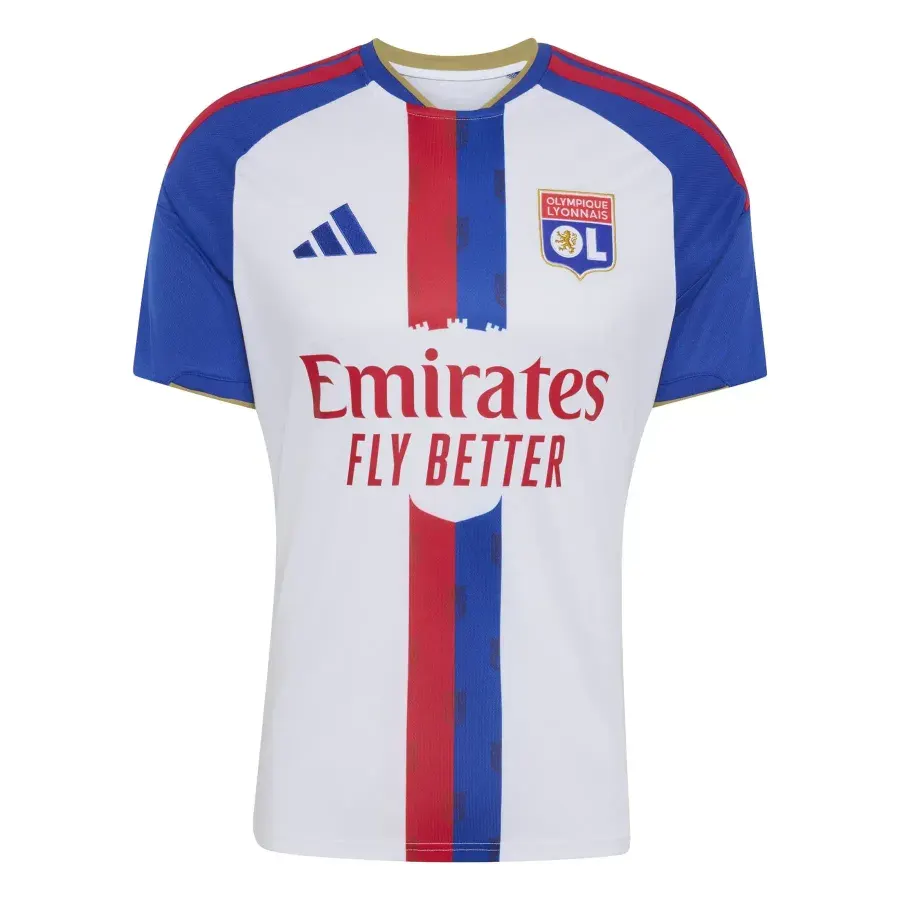 Maillot Domicile Ol 2026-2027 — Blanc