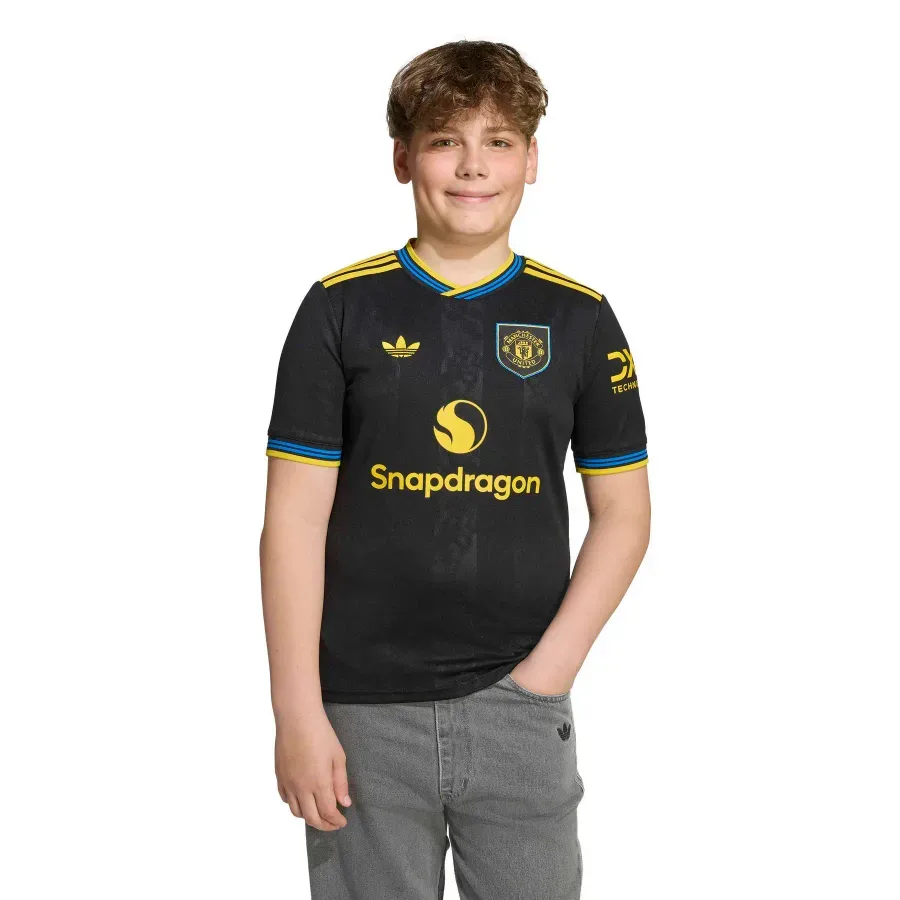 Maillot Third enfant Manchester United 2025-2026 — Noir