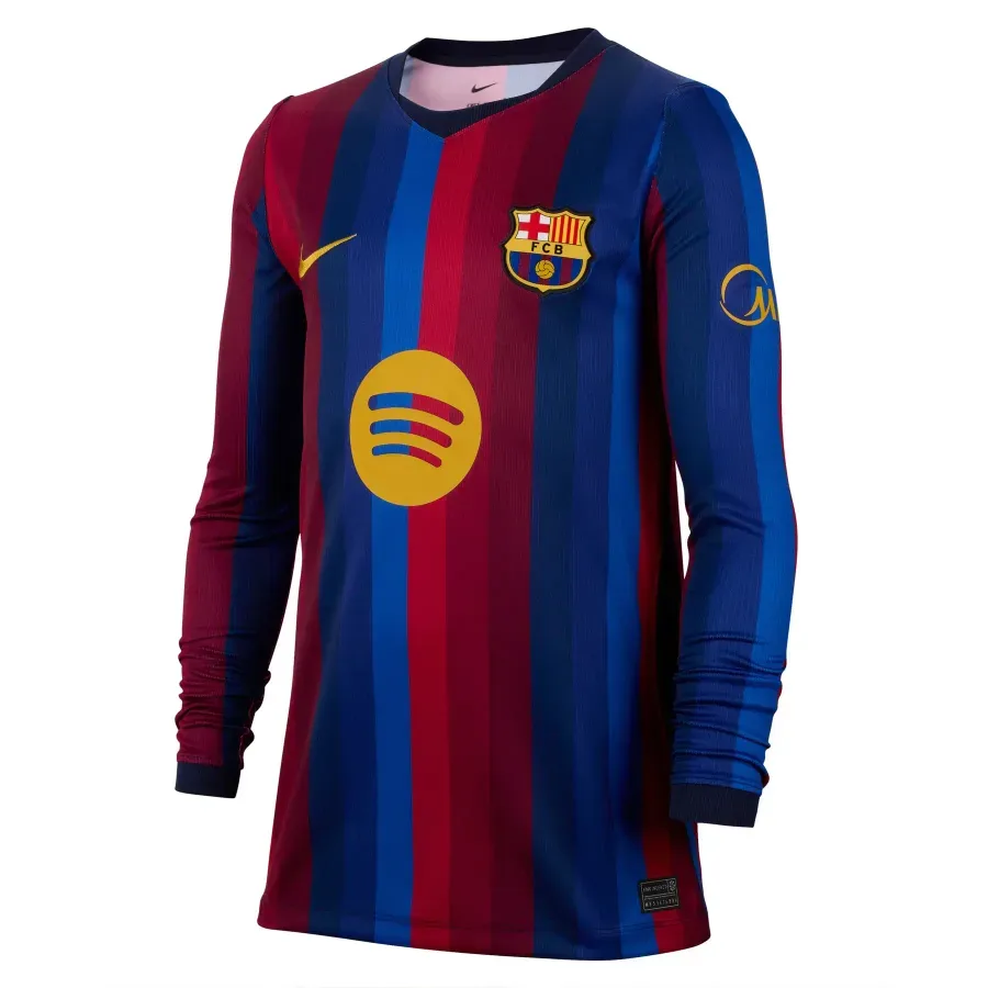 Maillot manches longues enfant Fc Barcelone 2026-2027 — Rouge
