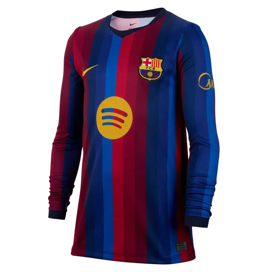 Maillot manches longues enfant Fc Barcelone 2026-2027 — Rouge