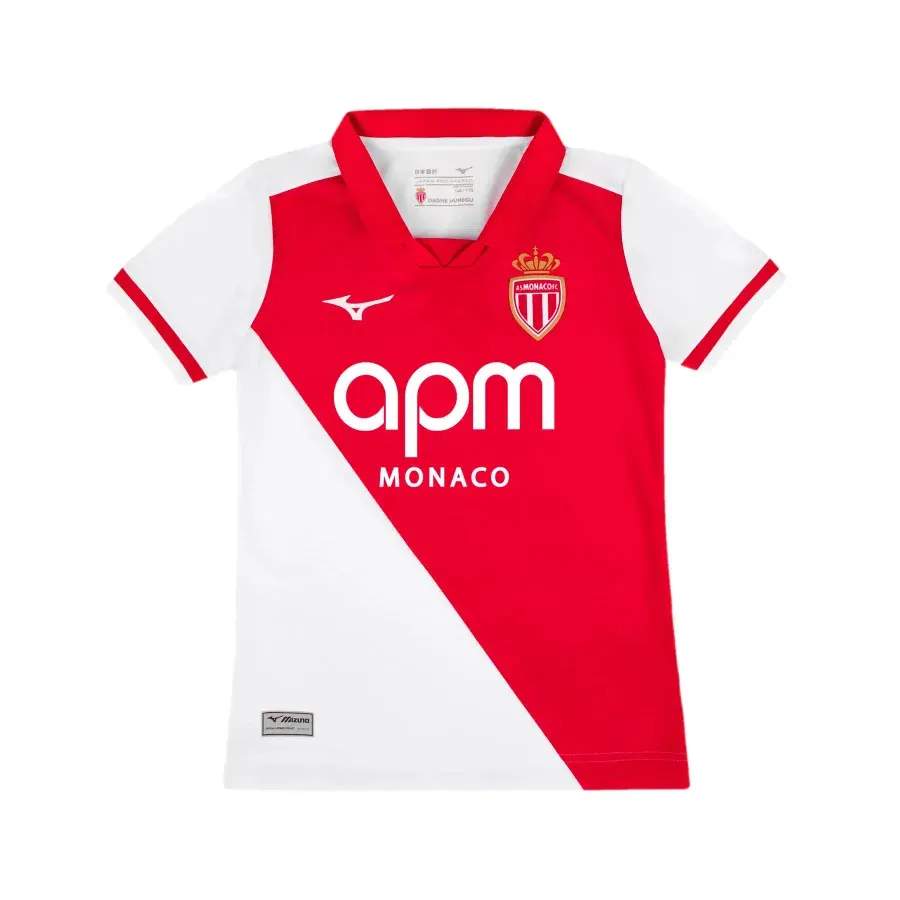 Maillot Domicile enfant As Monaco 2026-2027 — Rouge