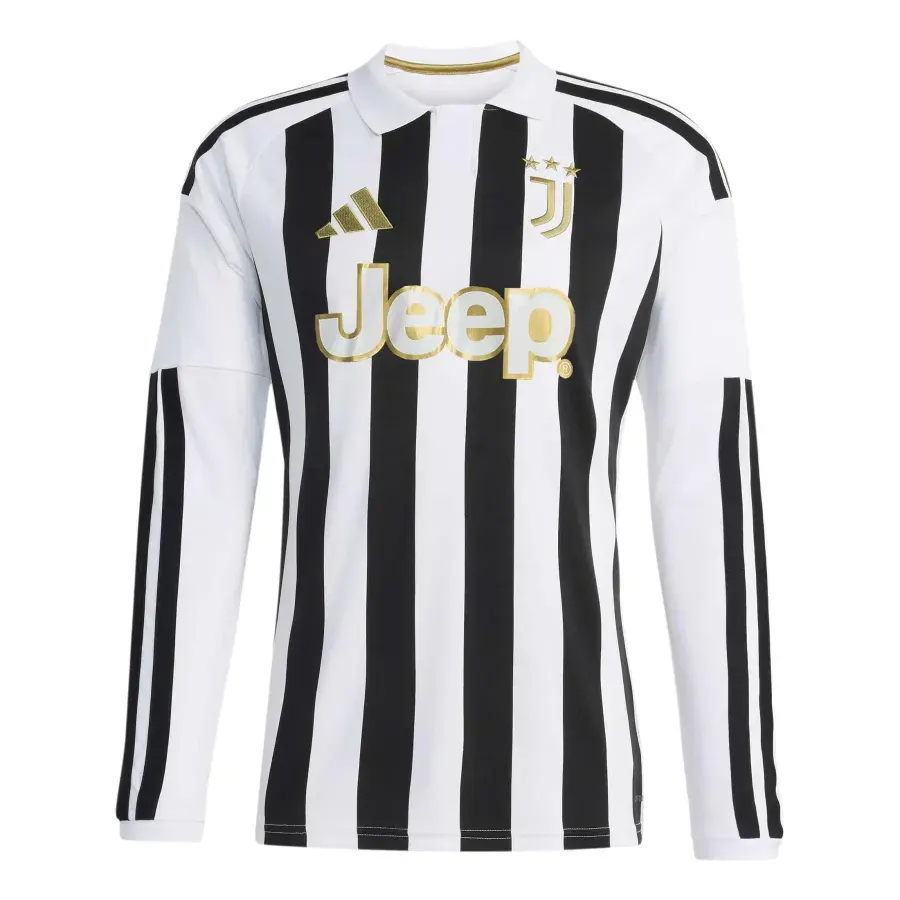 Maillot Domicile manches longues Juventus 2026-2027 — Blanc