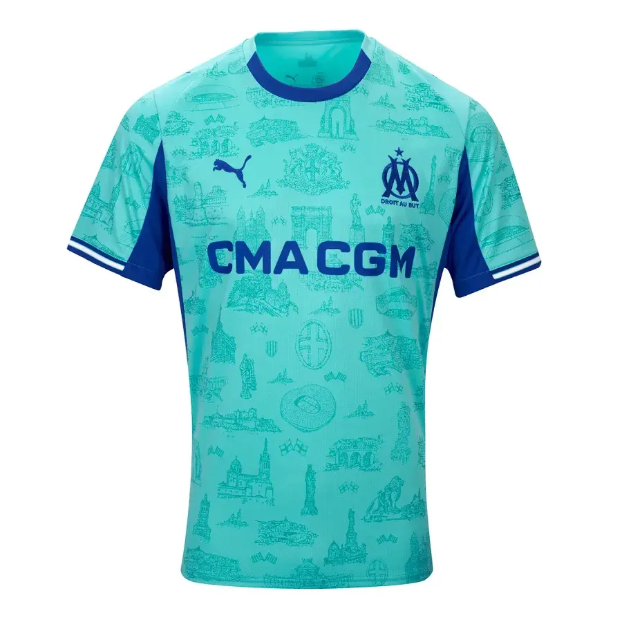 Maillot Om 2025-2026 — Bleu