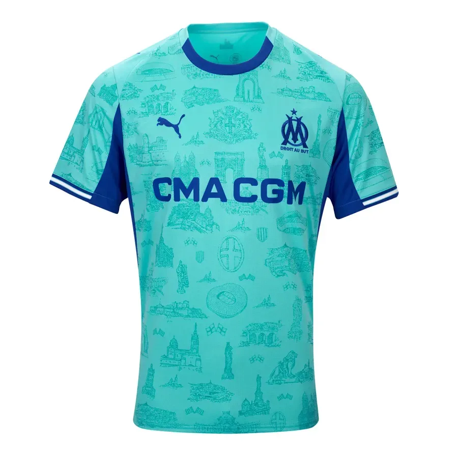 Maillot Om 2025-2026 — Bleu