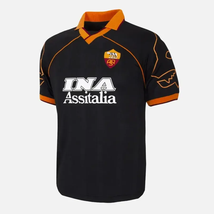 Maillot Third As Roma 1999-2000 — Noir
