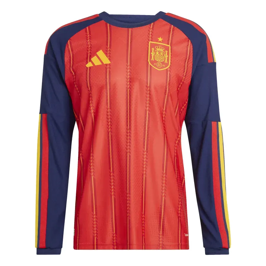 Maillot Domicile Authentique manches longues Espagne 2026-2027 — Rouge
