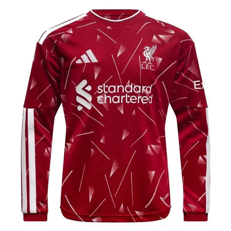 Maillot Domicile manches longues Liverpool 2026-2027 — Rouge