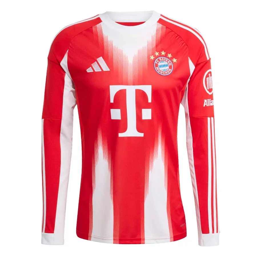Maillot Domicile manches longues Bayern Munich 2025-2026 — Rouge