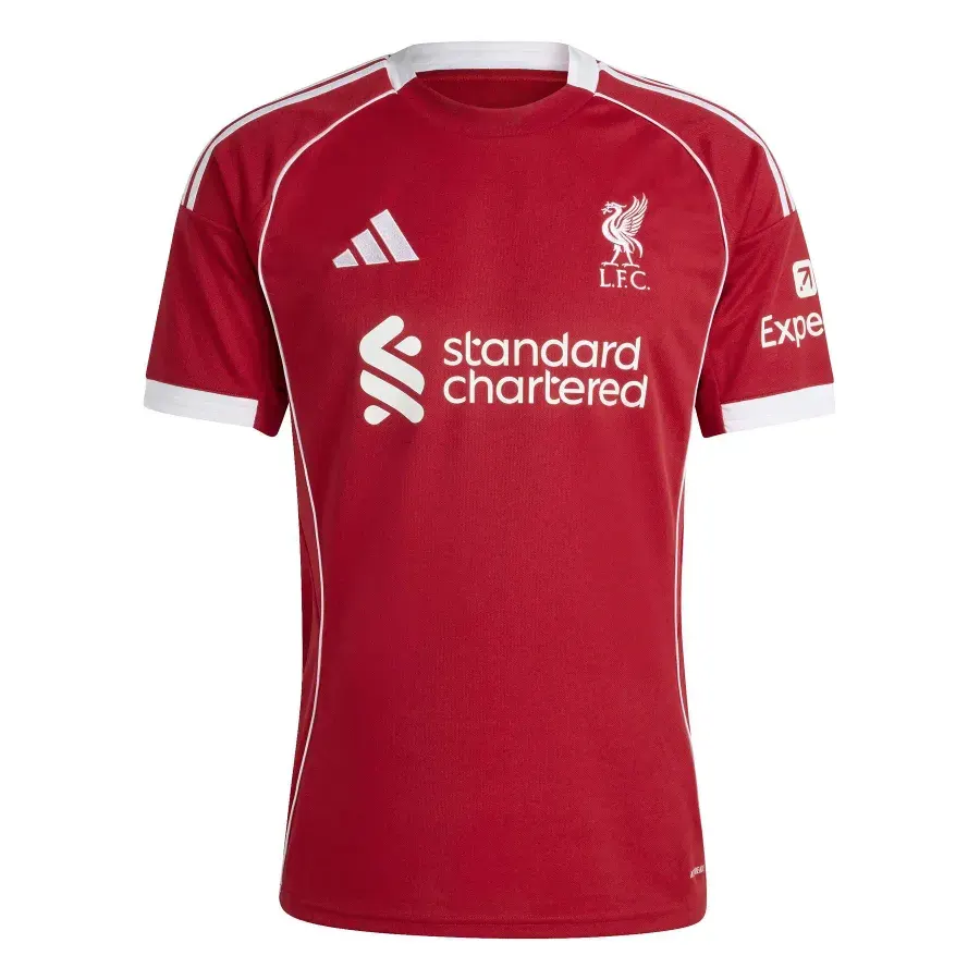 Maillot Domicile Liverpool 2025-2026 — Rouge
