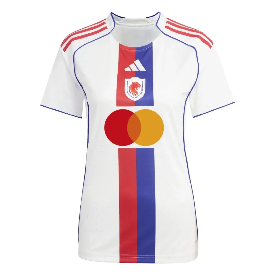 Maillot Domicile femme Ol Lyonnes 2025-2026 — Blanc