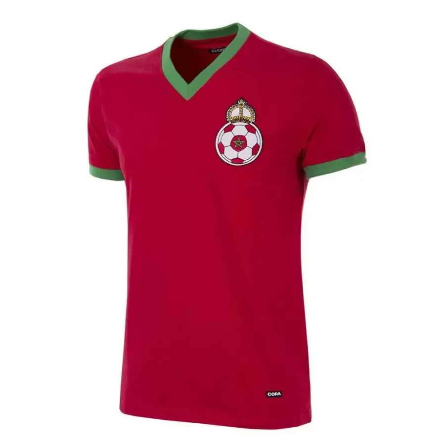 Maillot Maroc 1970-1971 — Rouge