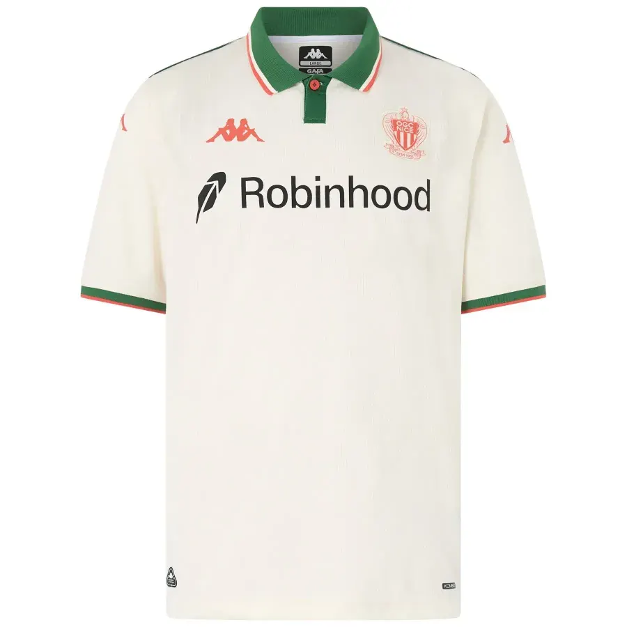 Maillot Extérieur Ogc Nice 2025-2026 — Blanc