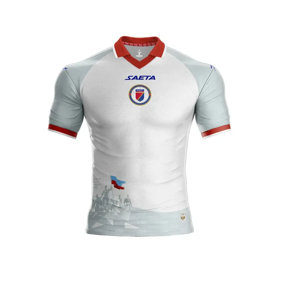 Maillot Extérieur Authentique Haiti 2026-2027 — Blanc
