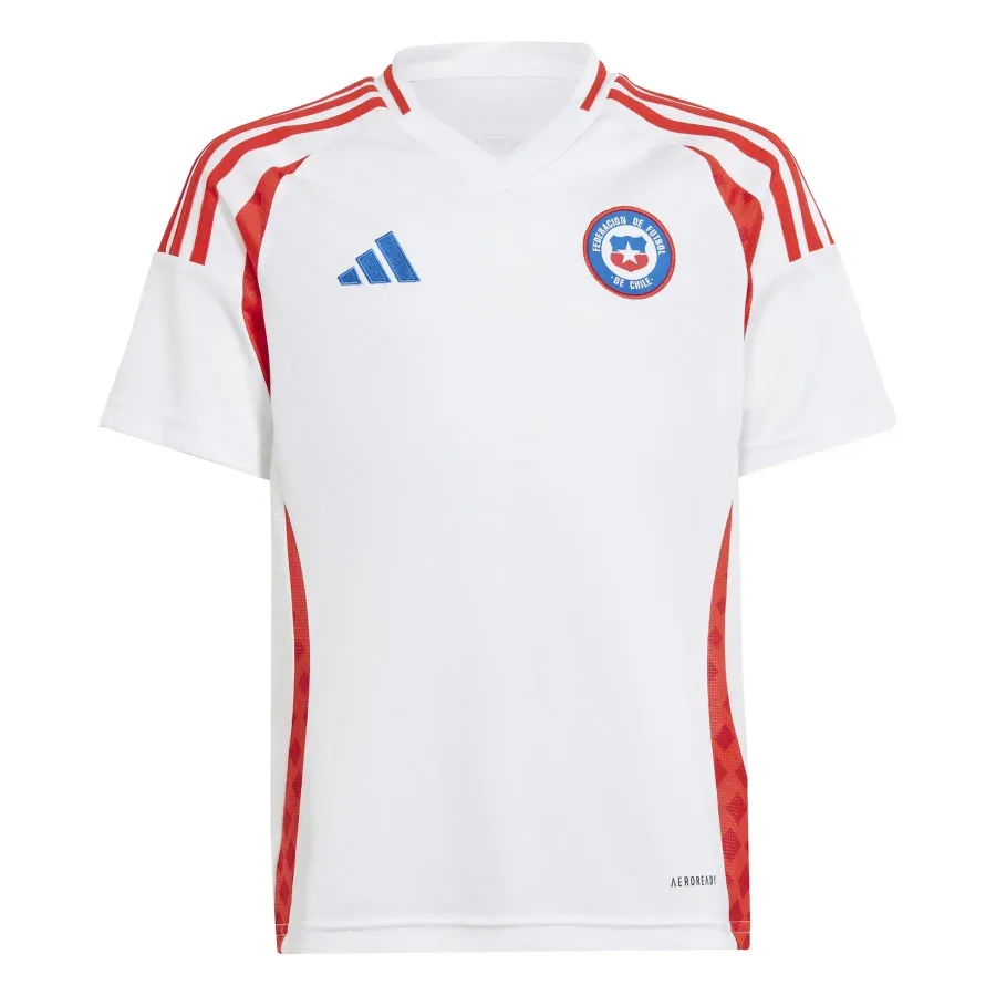 Maillot Extérieur enfant Chili 2024-2025 — Blanc