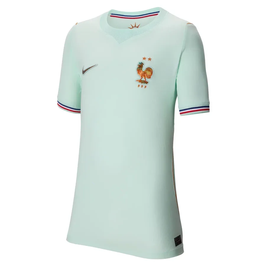 Maillot Extérieur enfant France 2026-2027 — Vert
