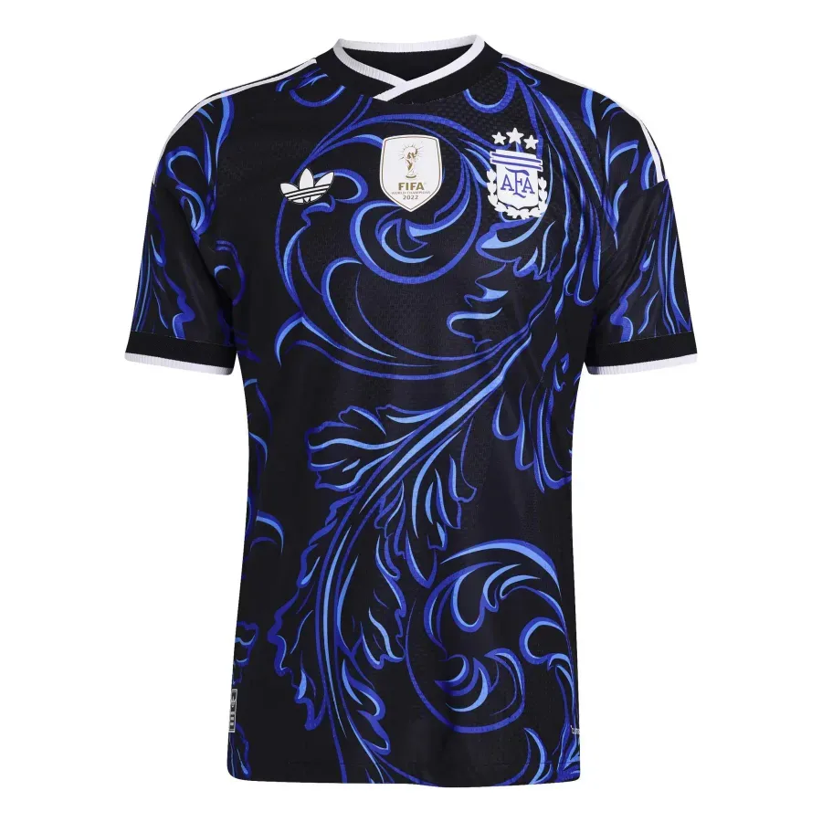 Maillot Extérieur Authentique Argentine 2026-2027 — Noir