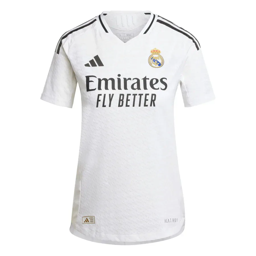 Maillot Domicile Authentique femme Real Madrid 2024-2025 — Blanc