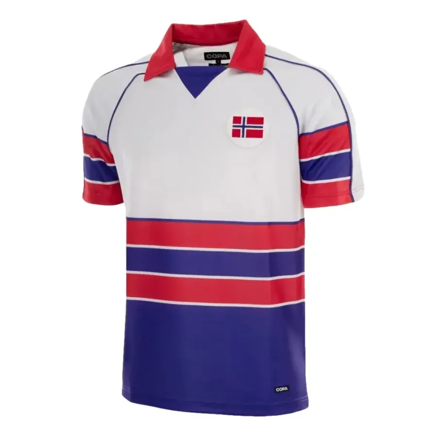 Maillot Extérieur Norvege 1988-1989 — Blanc