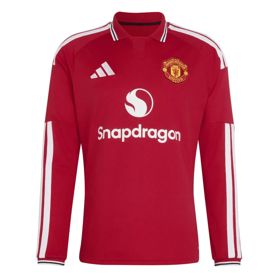 Maillot Domicile manches longues Manchester United 2026-2027 — Rouge