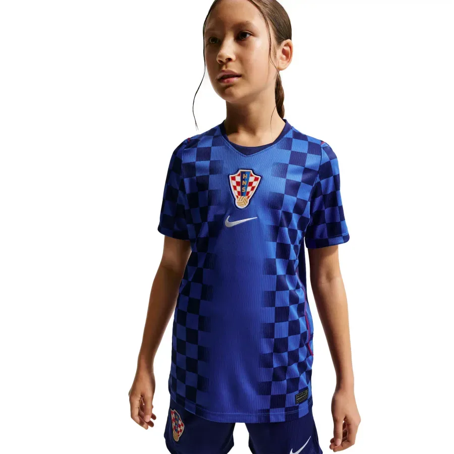 Maillot Extérieur enfant Croatie 2026-2027 — Bleu