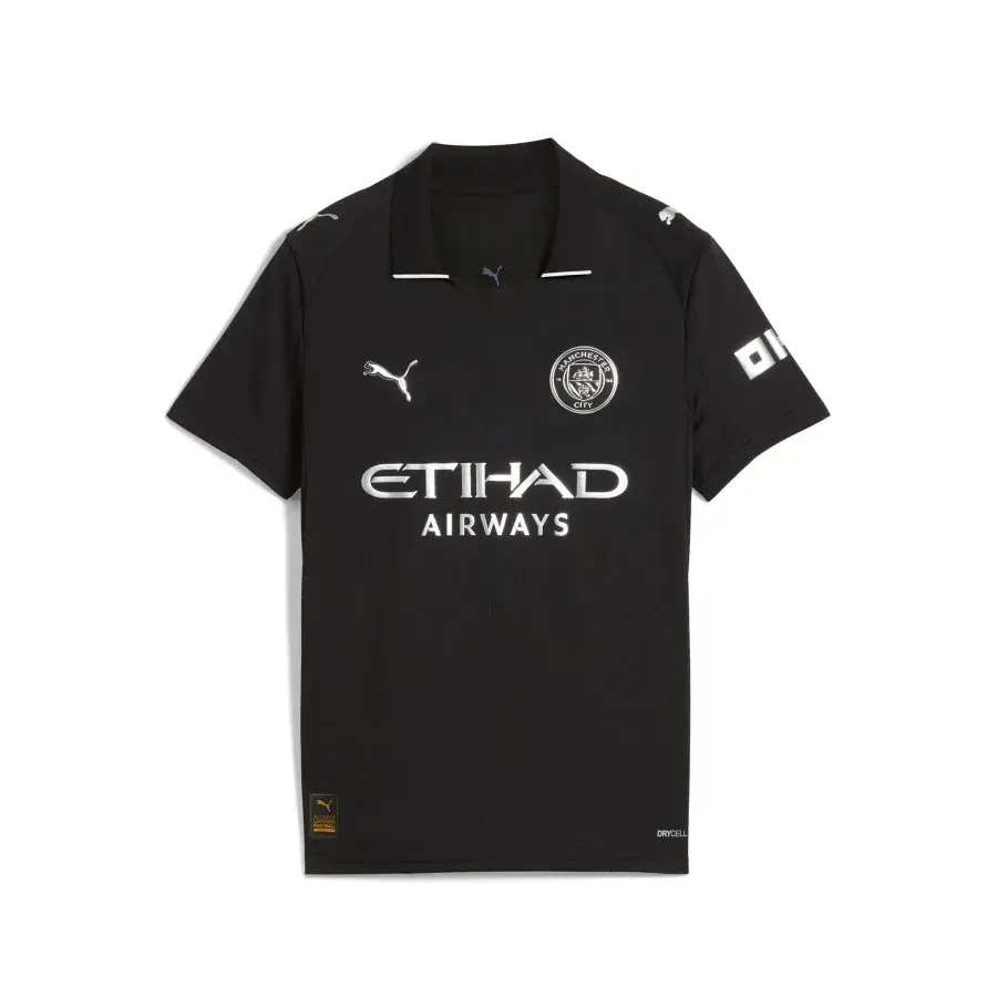 Maillot Extérieur enfant Manchester City 2025-2026 — Noir