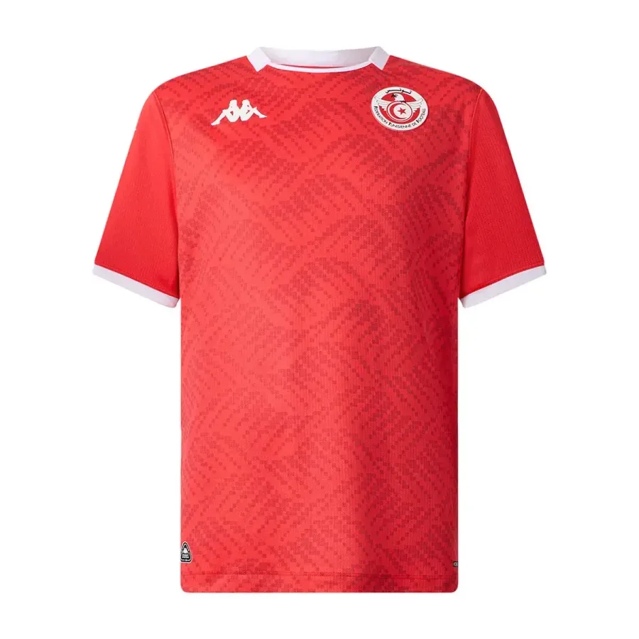 Maillot Domicile Tunisie 2025-2026 — Rouge