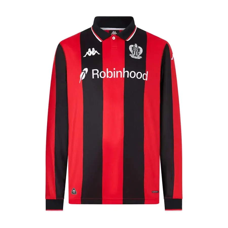 Maillot Domicile manches longues Ogc Nice 2025-2026 — Rouge