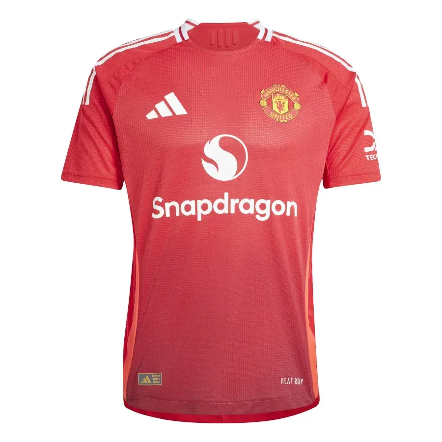 Maillot Domicile Authentique Manchester United 2024-2025 — Rouge