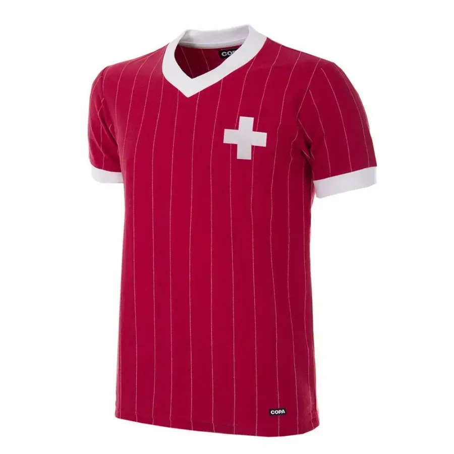 Maillot Suisse 1982-1983 — Rouge