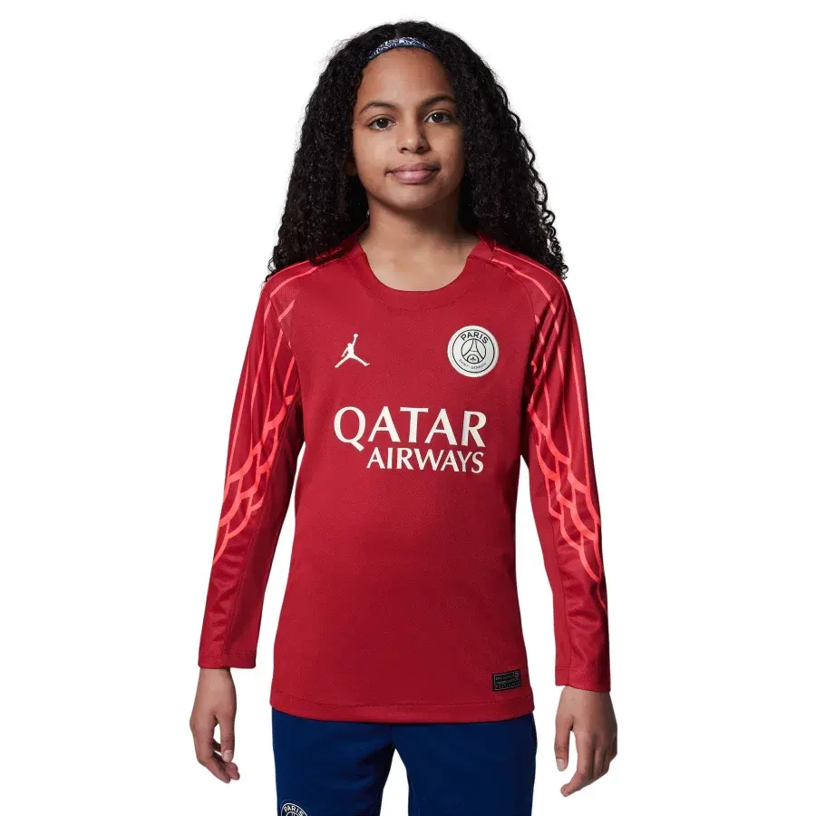 Maillot Fourth manches longues enfant Psg 2024-2025 — Rouge