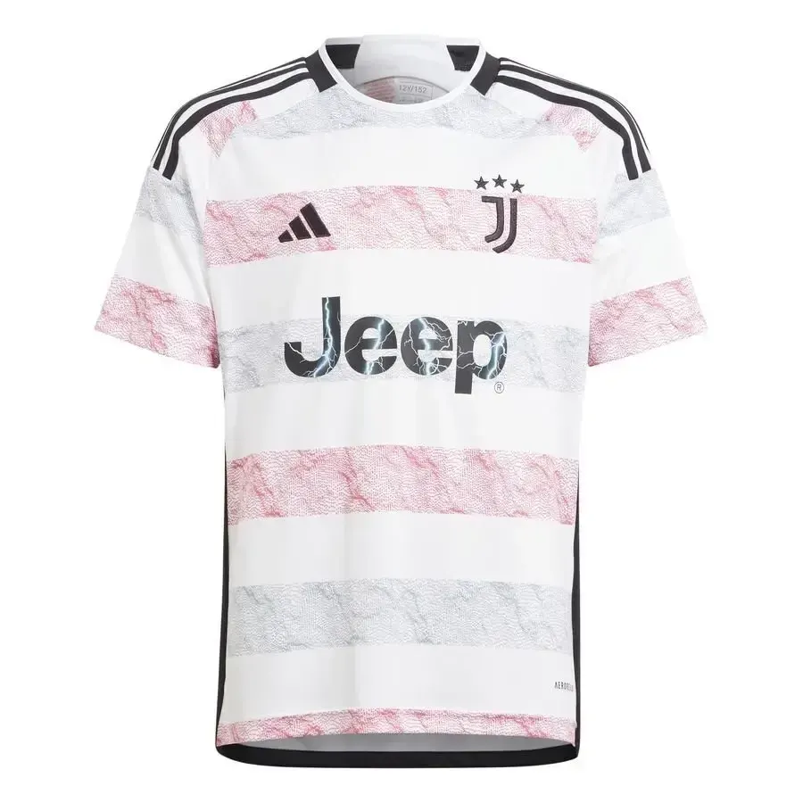 Maillot Extérieur enfant Juventus 2023-2024 — Blanc