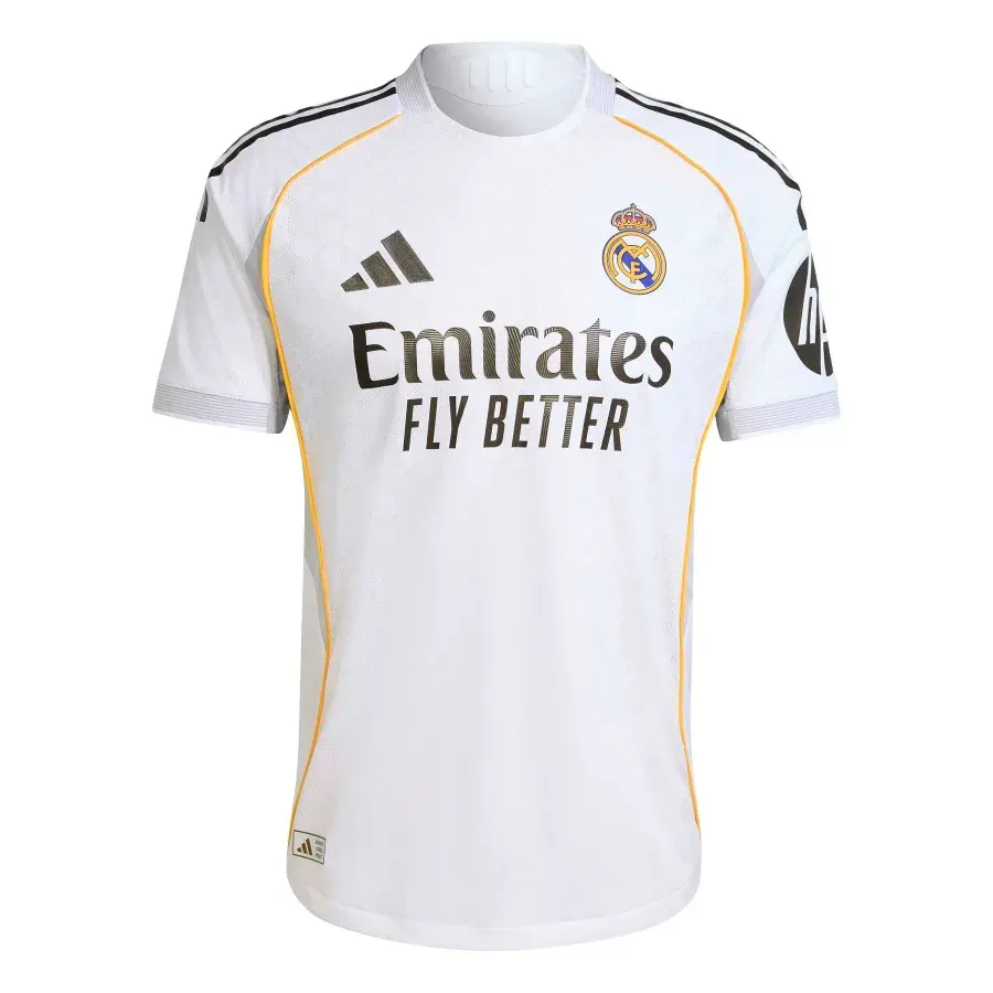 Maillot Domicile Authentique Real Madrid 2025-2026 — Blanc