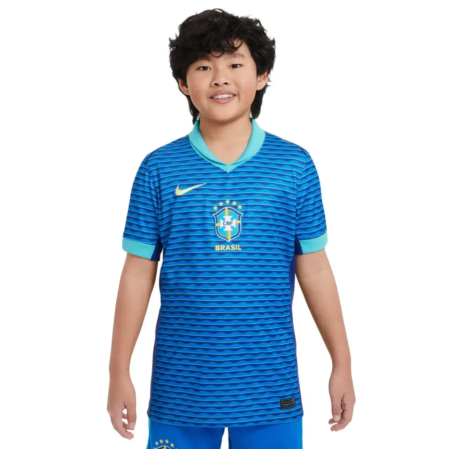 Maillot Extérieur enfant Bresil 2024-2025 — Bleu