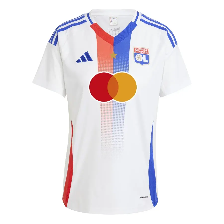 Maillot Domicile femme Ol 2024-2025 — Blanc