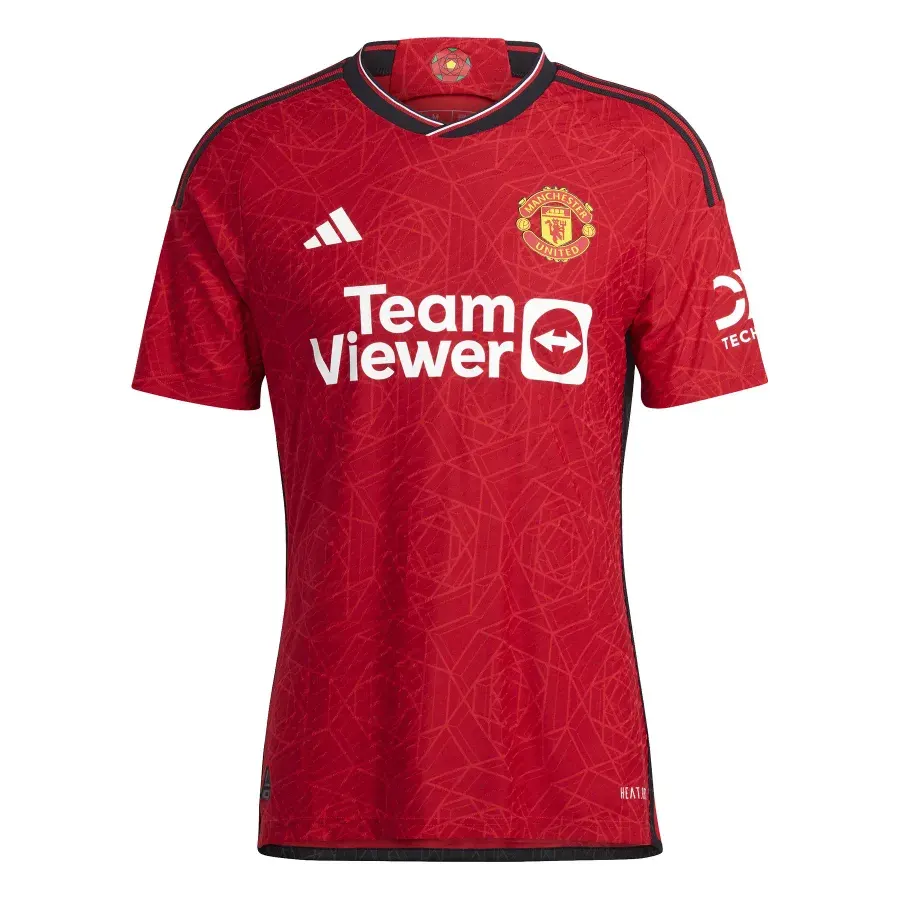 Maillot Domicile Authentique Manchester United 2023-2024 — Rouge