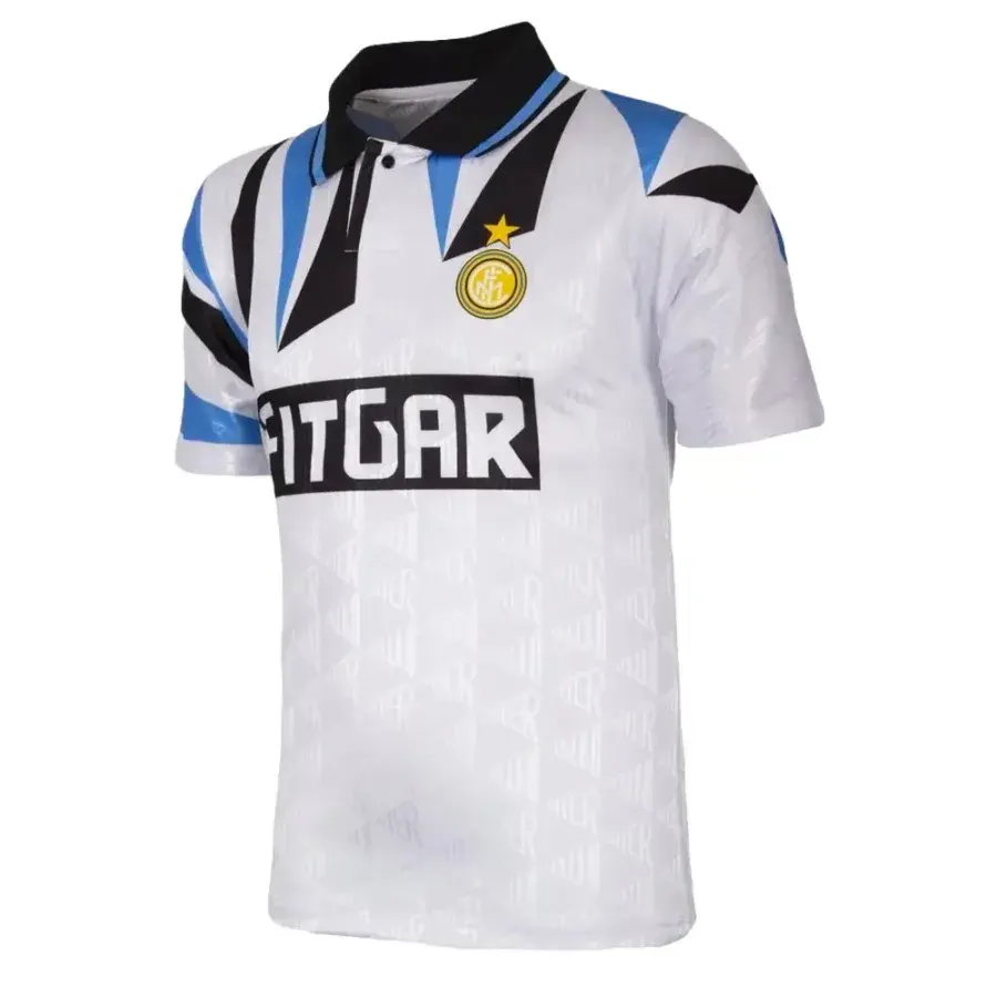 Maillot Extérieur Inter Milan 1991-1992 — Blanc