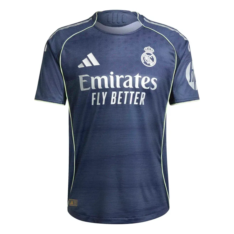 Maillot Extérieur Authentique Real Madrid 2025-2026 — Bleu