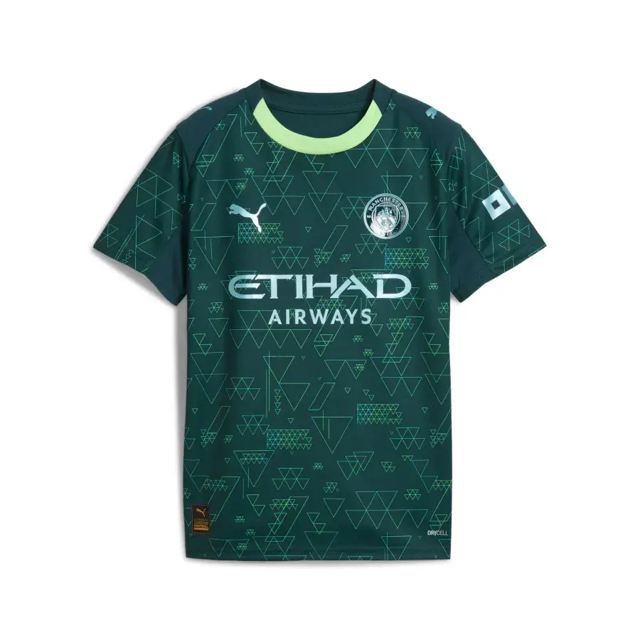 Maillot Fourth enfant Manchester City 2025-2026 — Vert