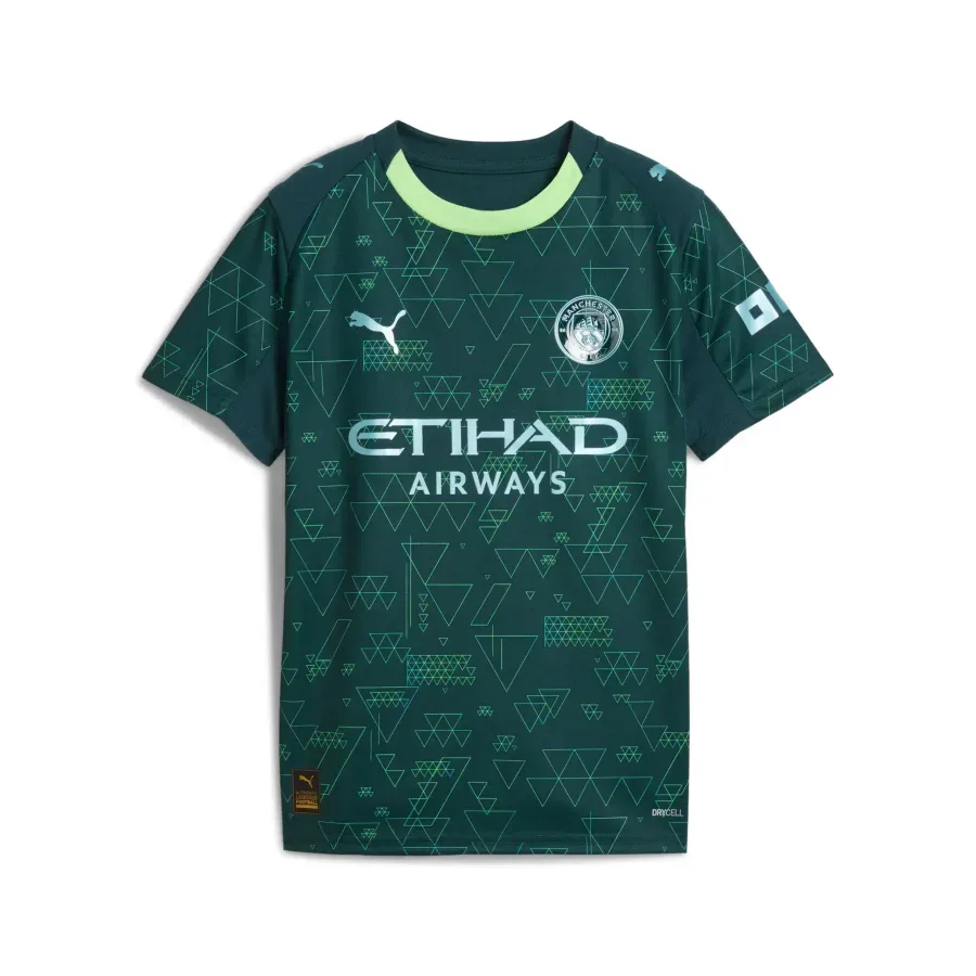 Maillot Fourth enfant Manchester City 2025-2026 — Vert