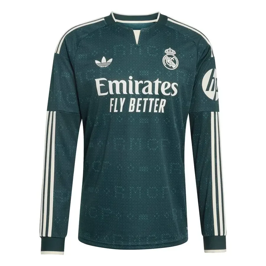 Maillot Extérieur manches longues Real Madrid 2026-2027 — Vert