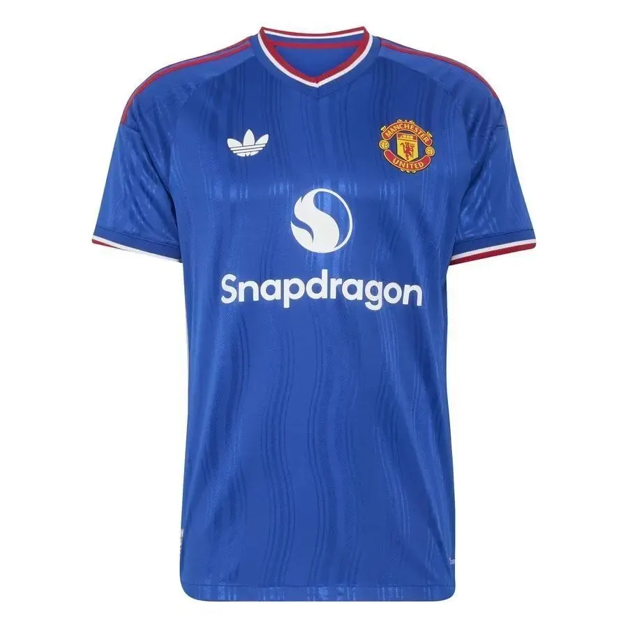 Maillot Extérieur Authentique Manchester United 2026-2027 — Bleu