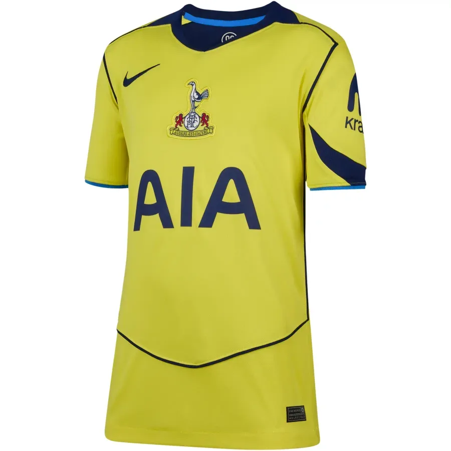 Maillot Third enfant Tottenham 2025-2026 — Jaune
