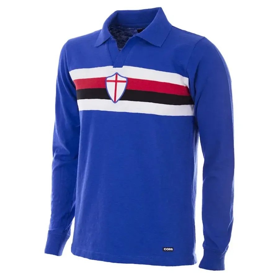 Maillot Domicile manches longues Sampdoria 1956-1957 — Bleu