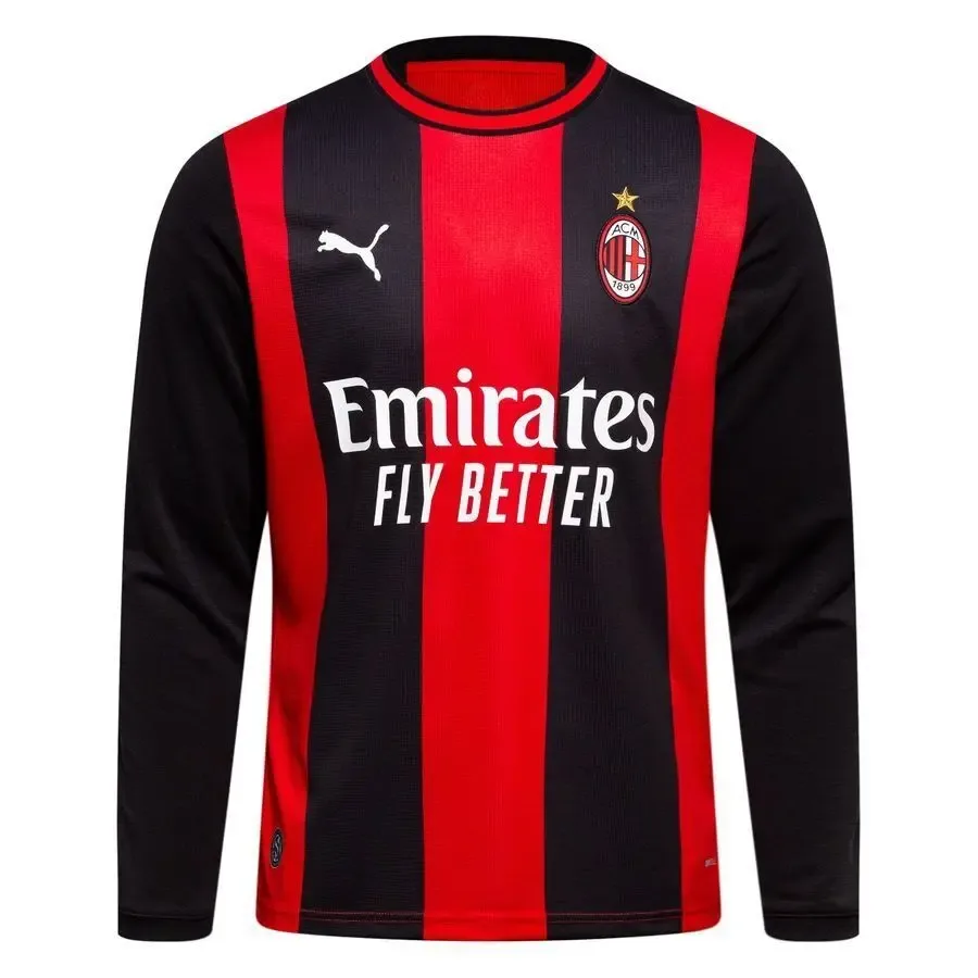 Maillot Domicile manches longues Ac Milan 2026-2027 — Noir