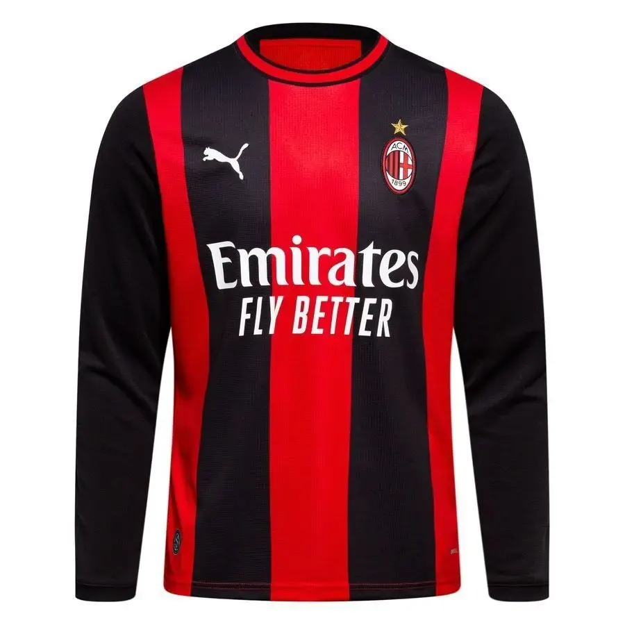 Maillot Domicile manches longues Ac Milan 2026-2027 — Noir
