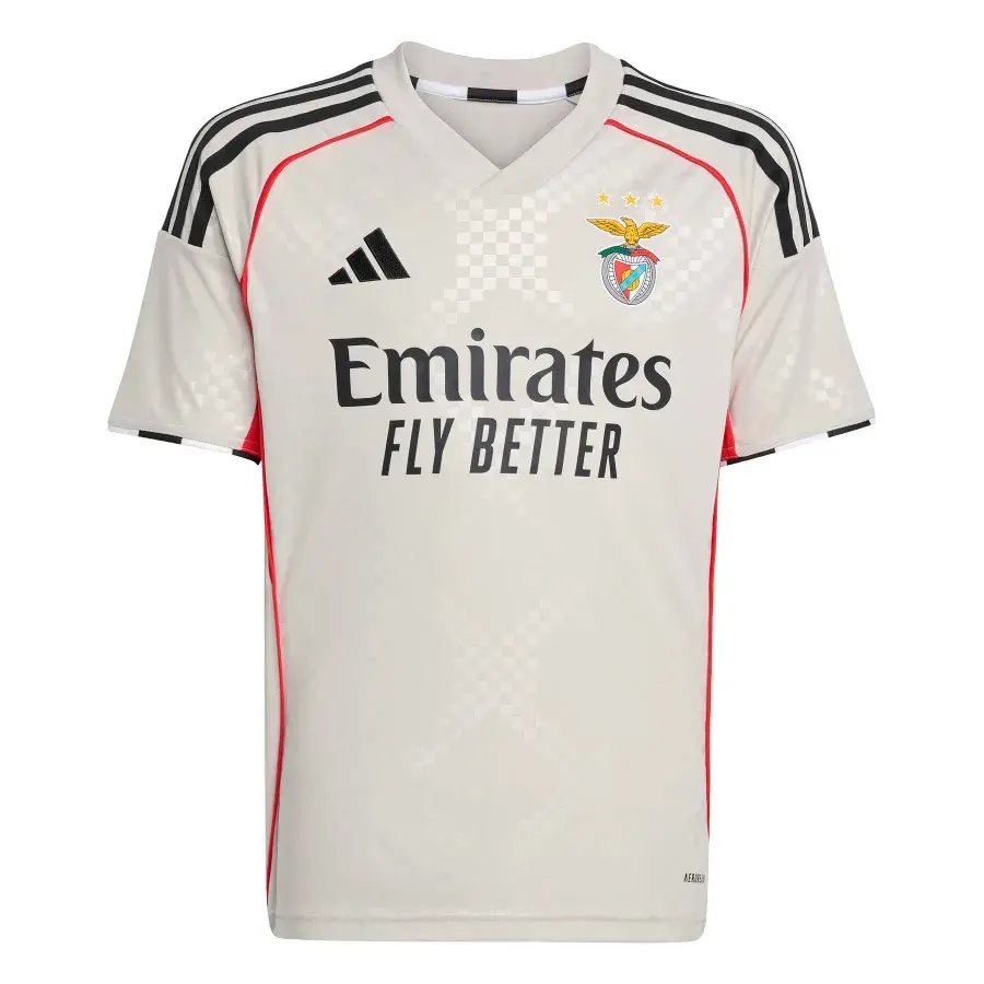 Maillot Extérieur enfant Benfica 2025-2026 — Gris