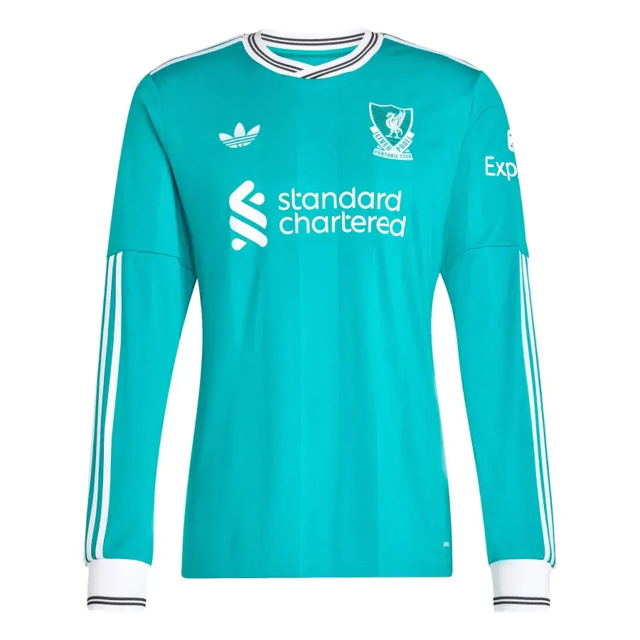 Maillot Third manches longues Liverpool 2025-2026 — Vert